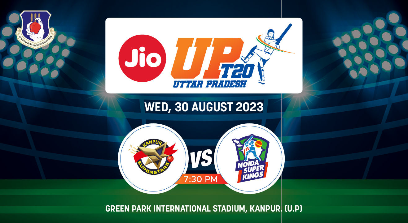Read more about the article All set for the first clash of the Inaugural UPT20 League, as Kanpur Superstar to take on Noida Super Kings