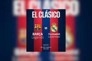 Read more about the article Mumbai to Host Historic Real Madrid vs Barcelona Legends Clash on April 6